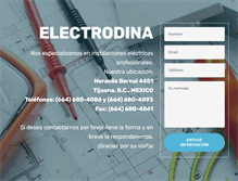 Tablet Screenshot of electrodina.com